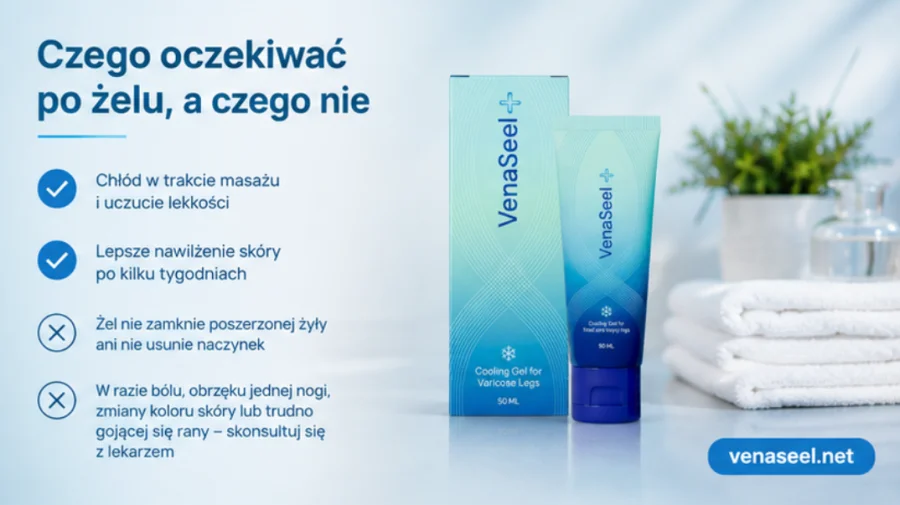 {{OFFER_NAME}} — gel frío aplicado sobre la piel de la pierna